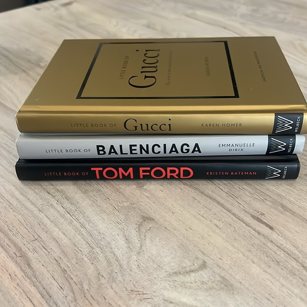 Fashion Book Set - Gold, Black, Silver
